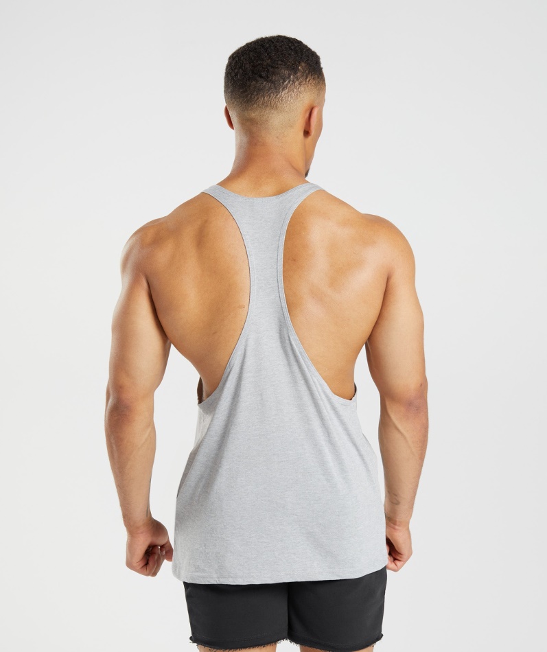 Gymshark Legacy Stringer Lys Grå Kjernemergel