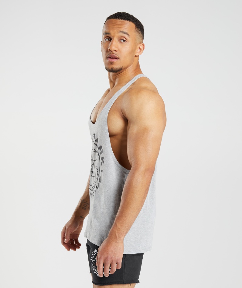 Gymshark Legacy Stringer Lys Grå Kjernemergel