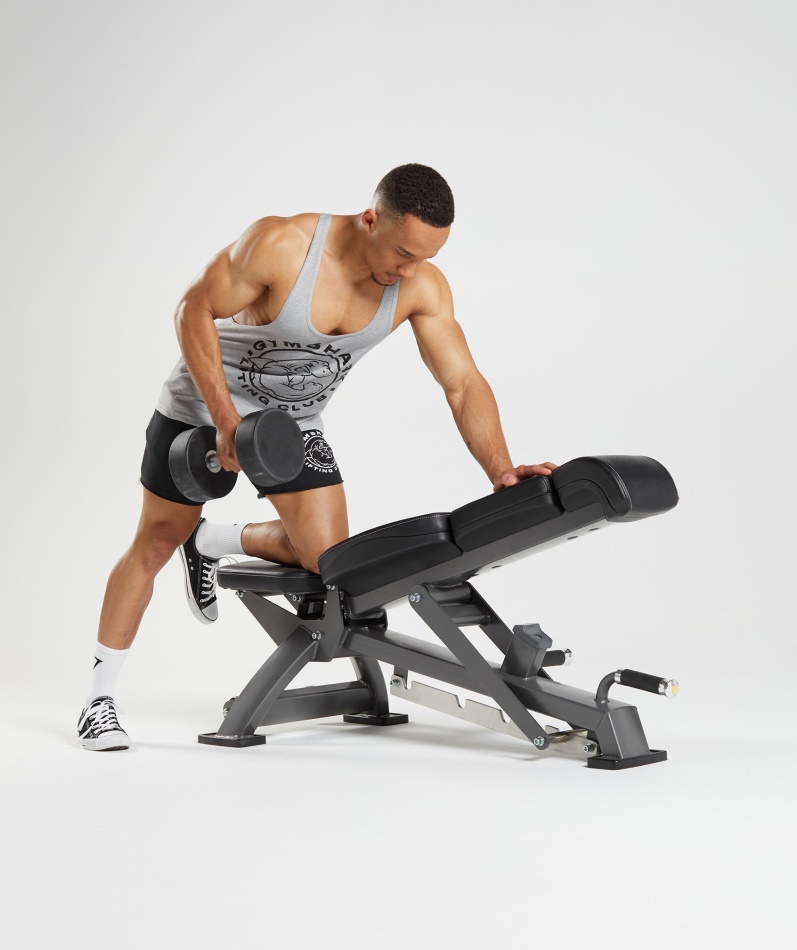 Gymshark Legacy Stringer Lys Grå Kjernemergel