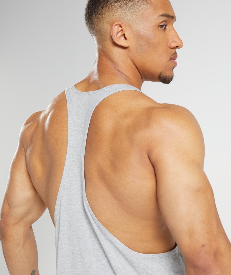 Gymshark Legacy Stringer Lys Grå Kjernemergel