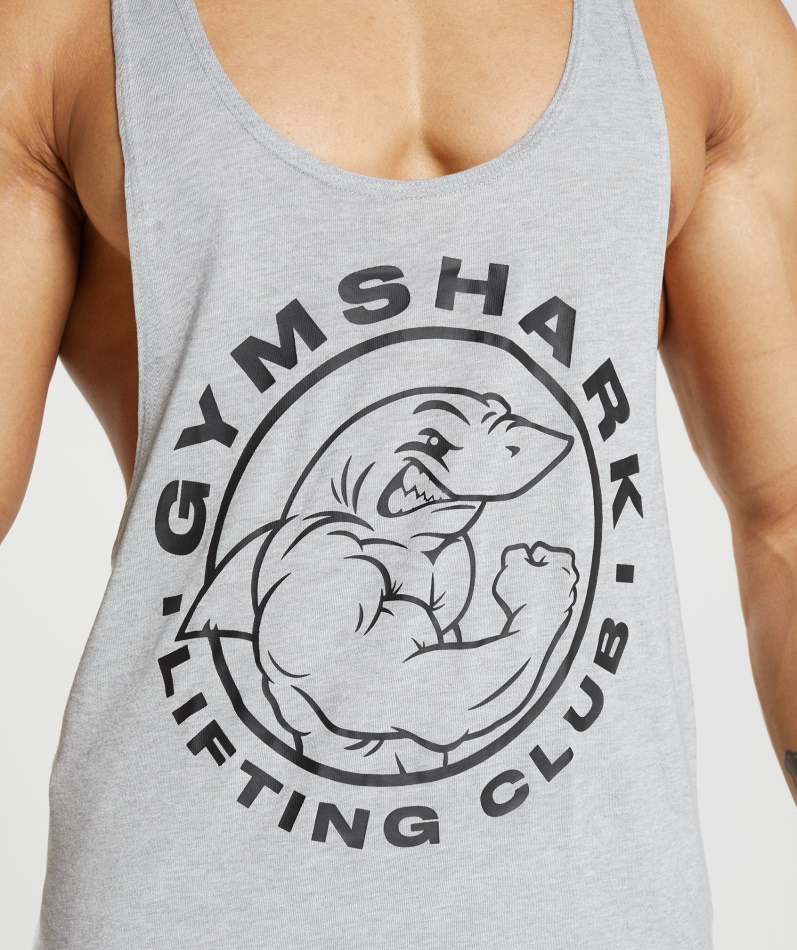 Gymshark Legacy Stringer Lys Grå Kjernemergel
