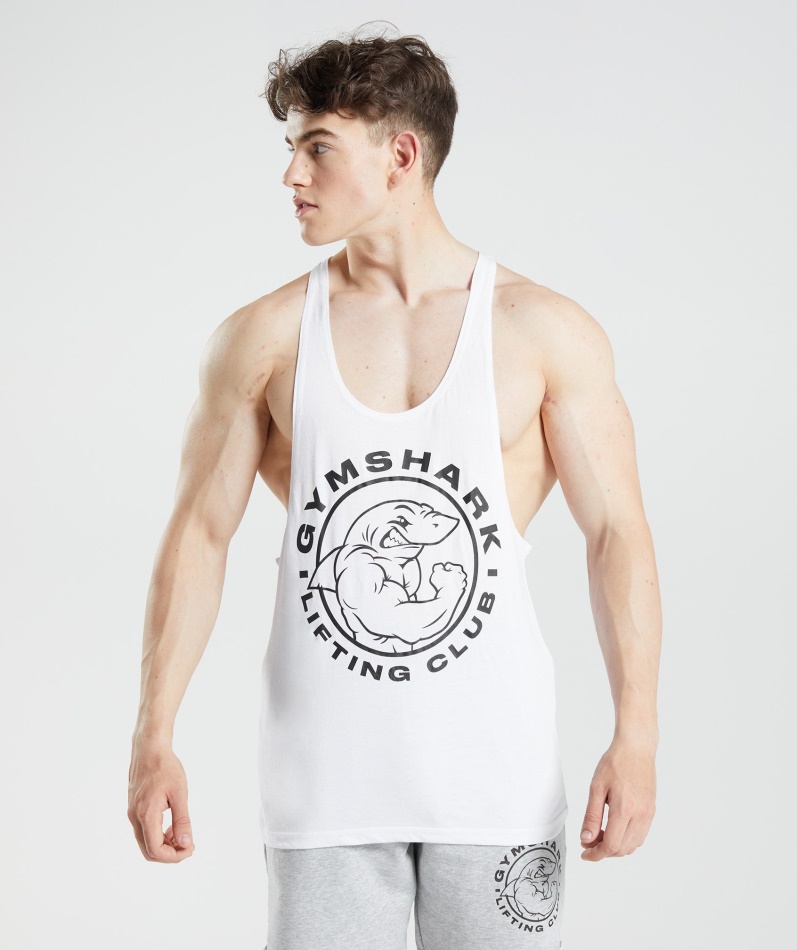 Gymshark Legacy Stringer Hvit