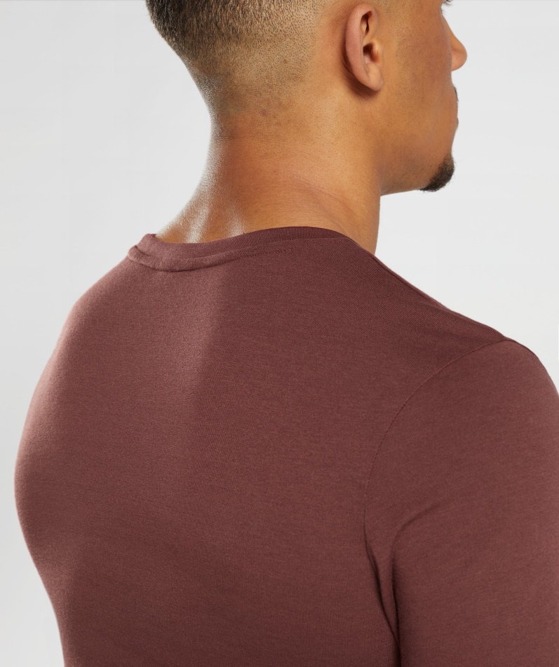 Gymshark Legacy T-skjorte Kirsebærbrun