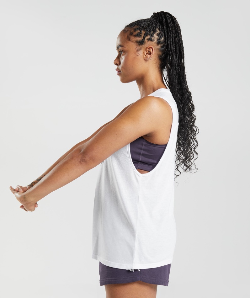 Gymshark Legacy Tank Hvit