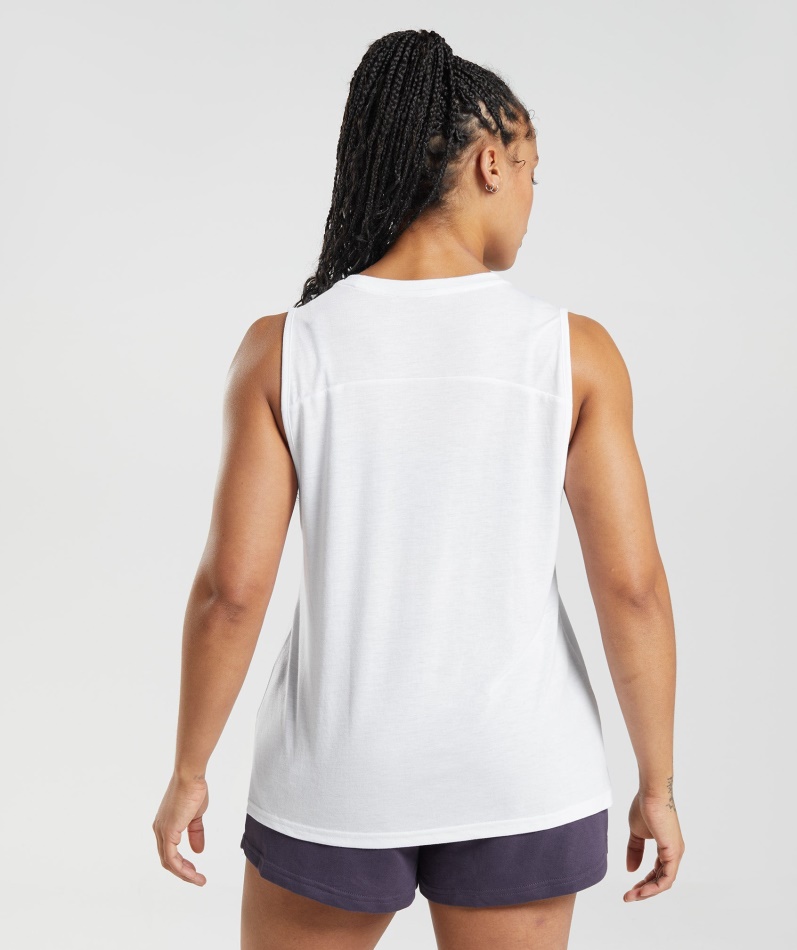 Gymshark Legacy Tank Hvit