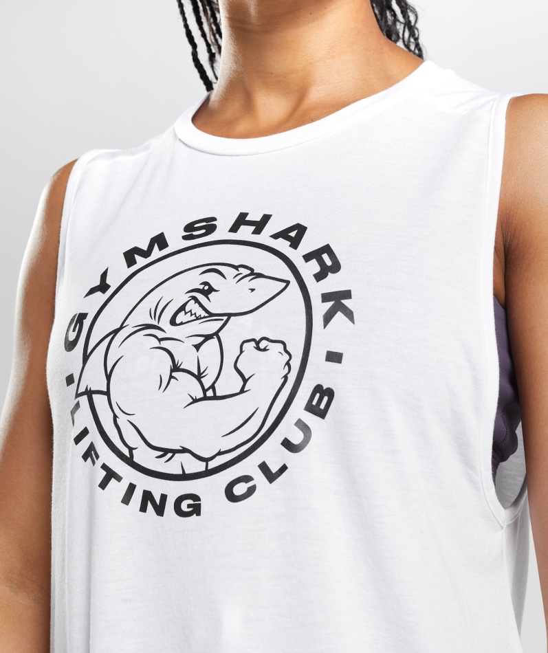 Gymshark Legacy Tank Hvit