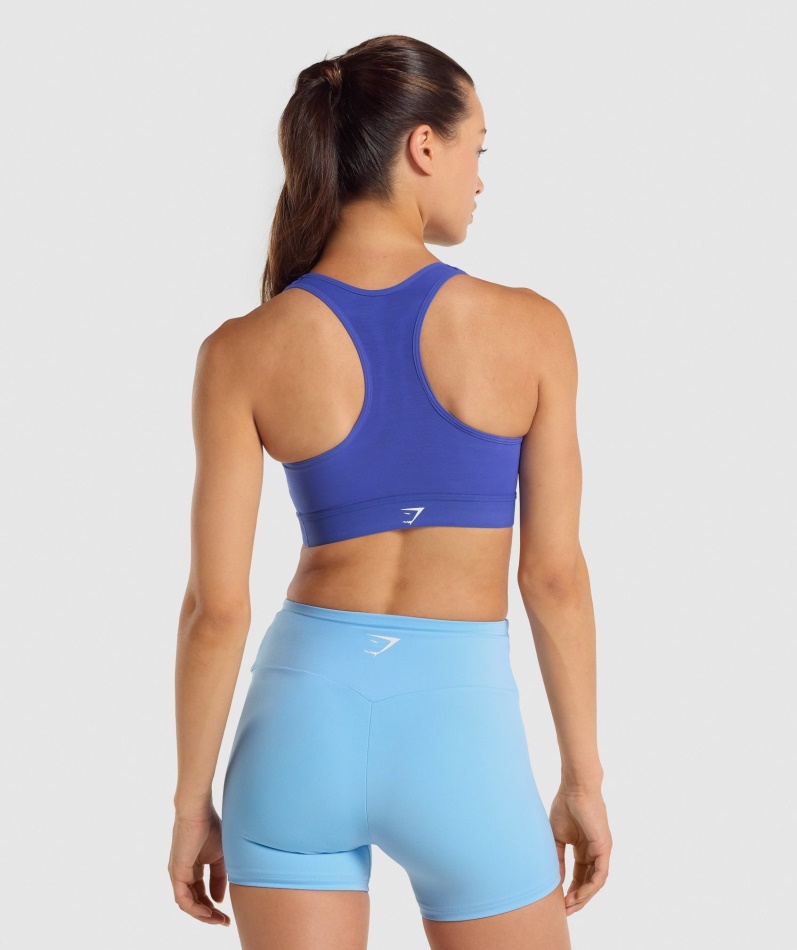 Gymshark Lett Sports-bh Med Høy Støtte, Mørkeblå