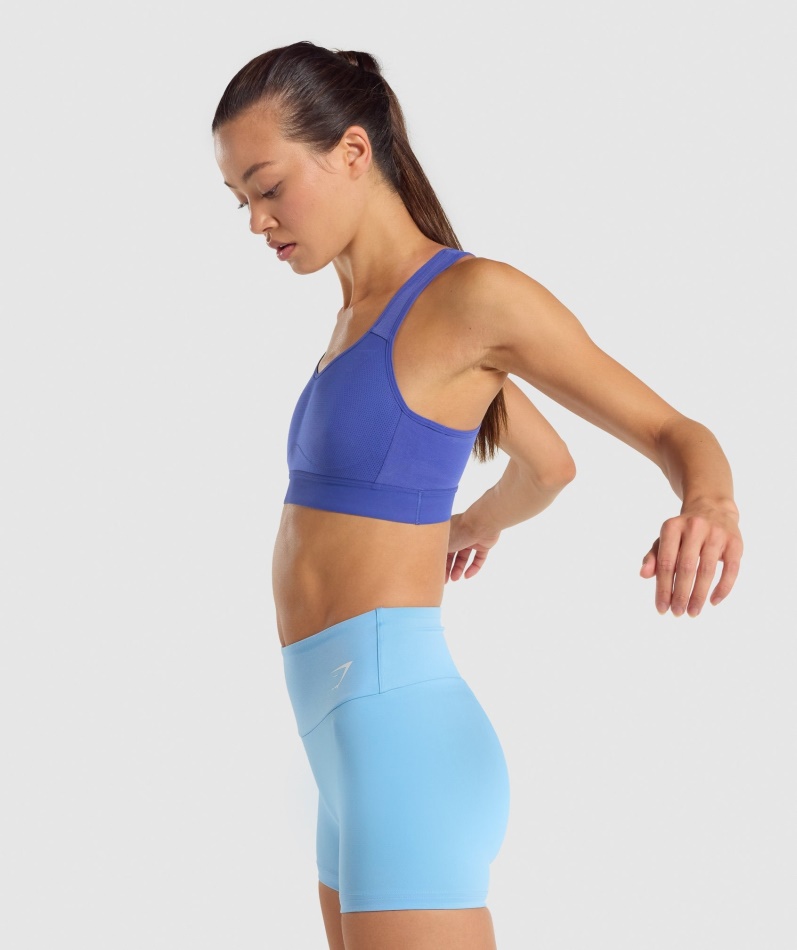 Gymshark Lett Sports-bh Med Høy Støtte, Mørkeblå