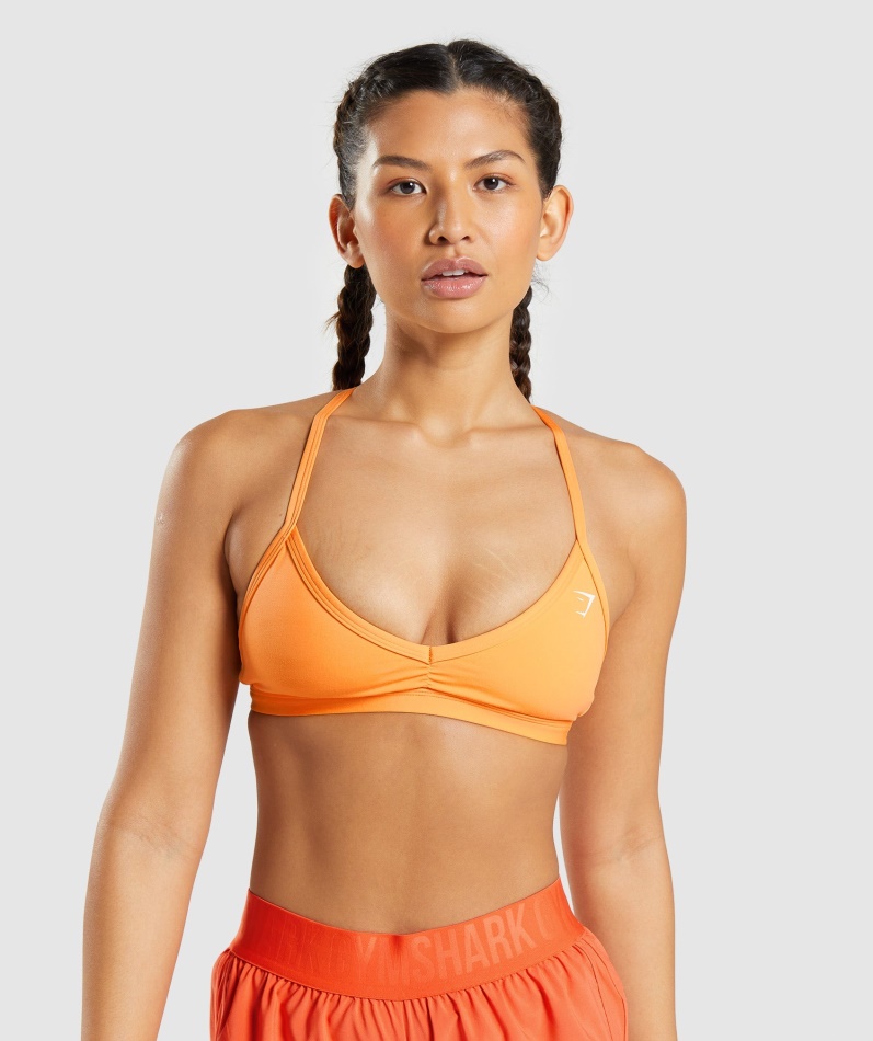 Gymshark Minimal Sports-bh Aprikos Oransje