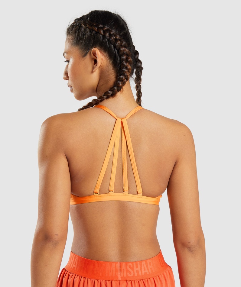 Gymshark Minimal Sports-bh Aprikos Oransje