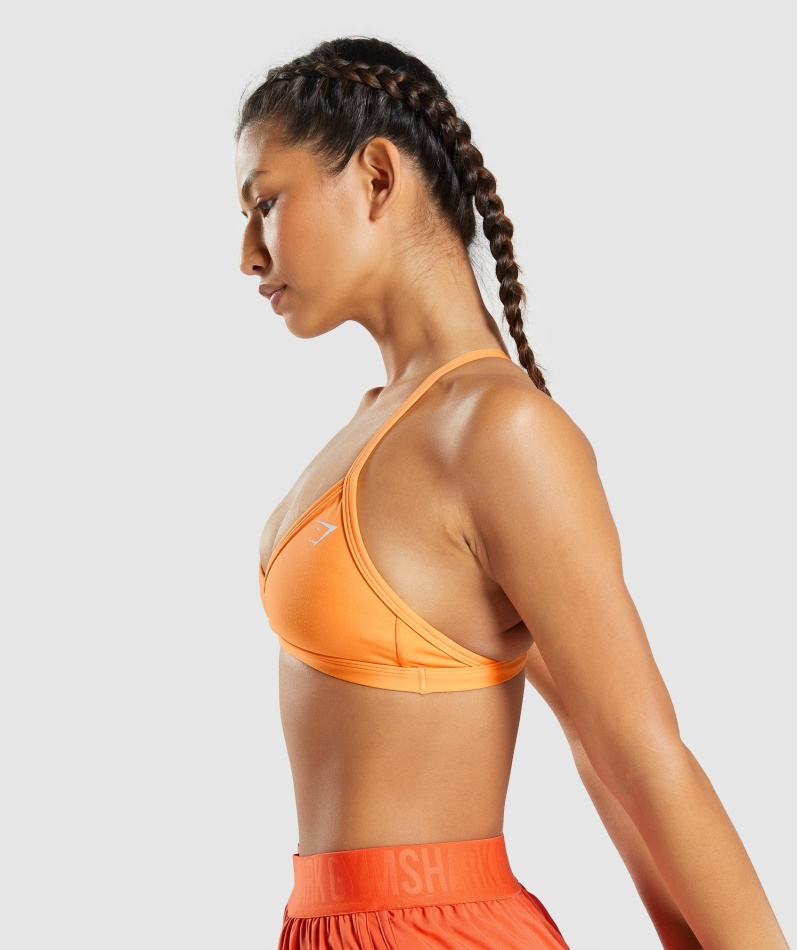 Gymshark Minimal Sports-bh Aprikos Oransje