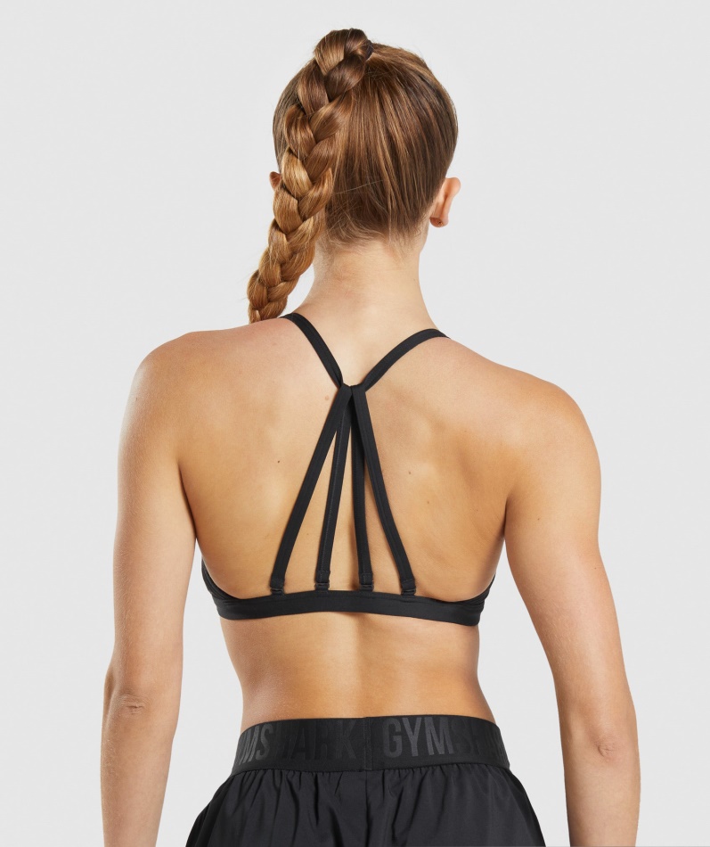 Gymshark Minimal Sports Bh Svart