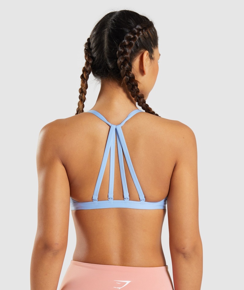 Gymshark Minimal Sports-bh Månesteinsblå