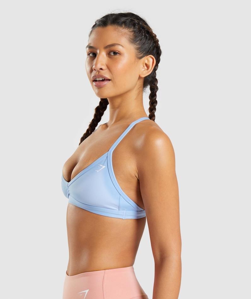 Gymshark Minimal Sports-bh Månesteinsblå