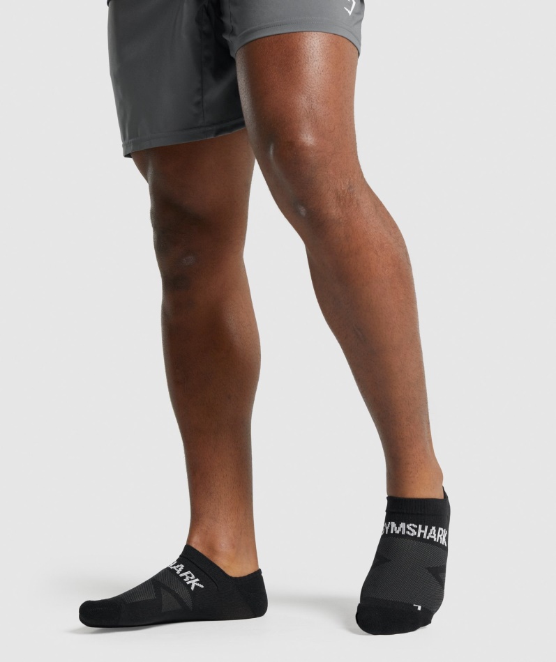 Gymshark No Show Ytelse Sokker Svart