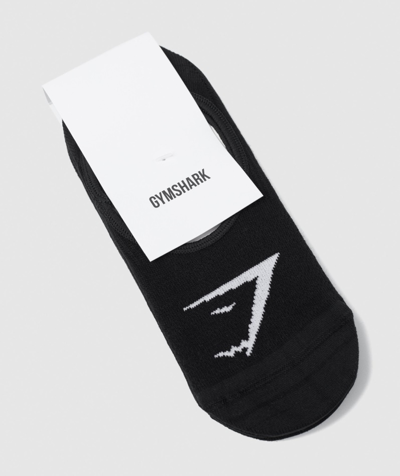 Gymshark No Show Sokker 3pk Svart