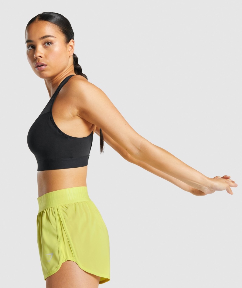 Gymshark Sports-bh Med åpen Rygg Svart