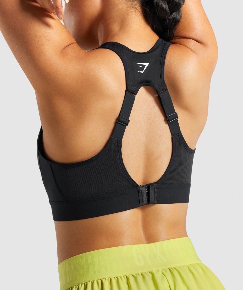 Gymshark Sports-bh Med åpen Rygg Svart