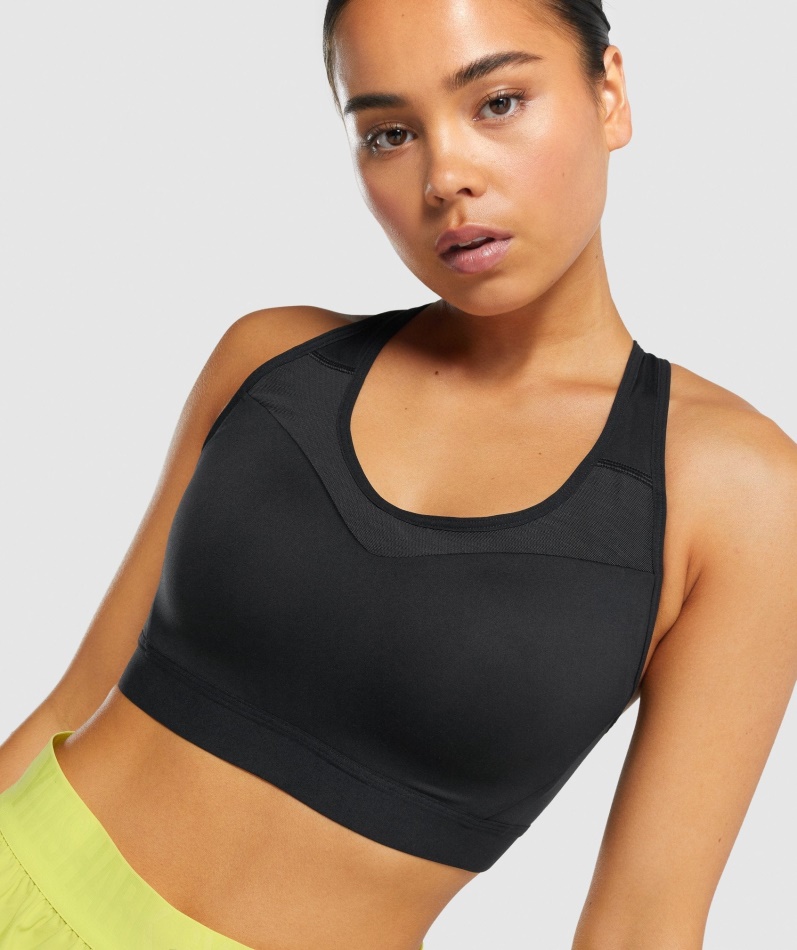 Gymshark Sports-bh Med åpen Rygg Svart