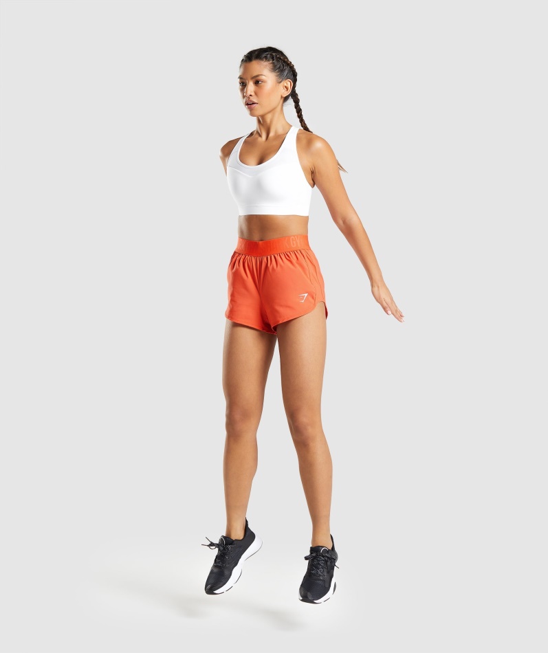 Gymshark Sports-bh Med åpen Rygg Hvit