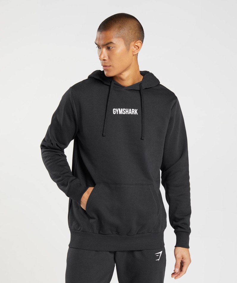 Gymshark Outline Hettegenser Svart
