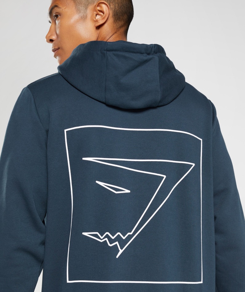 Gymshark Outline Hettegenser Marine