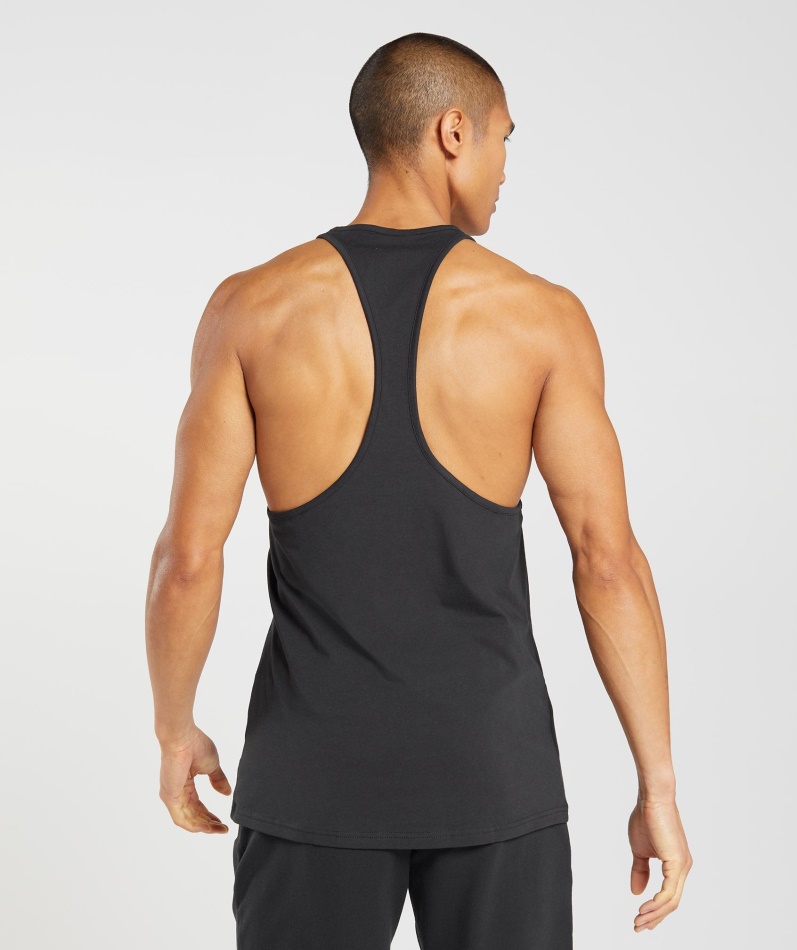 Gymshark Outline Stringer Svart