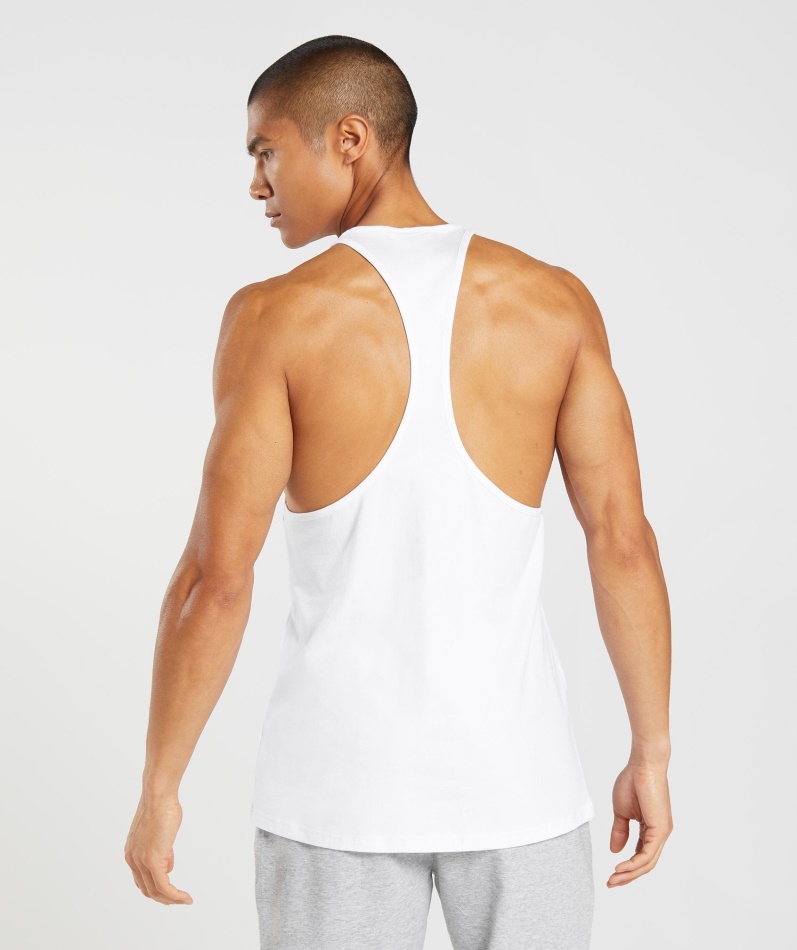Gymshark Outline Stringer Hvit