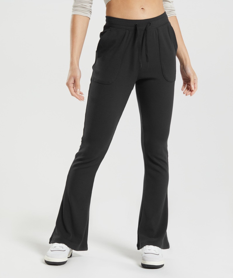 Gymshark Pause Blussede Bukser Svart