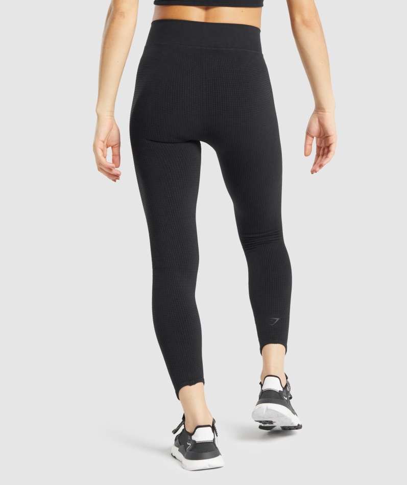 Gymshark Pause Sømløse Leggings Svart
