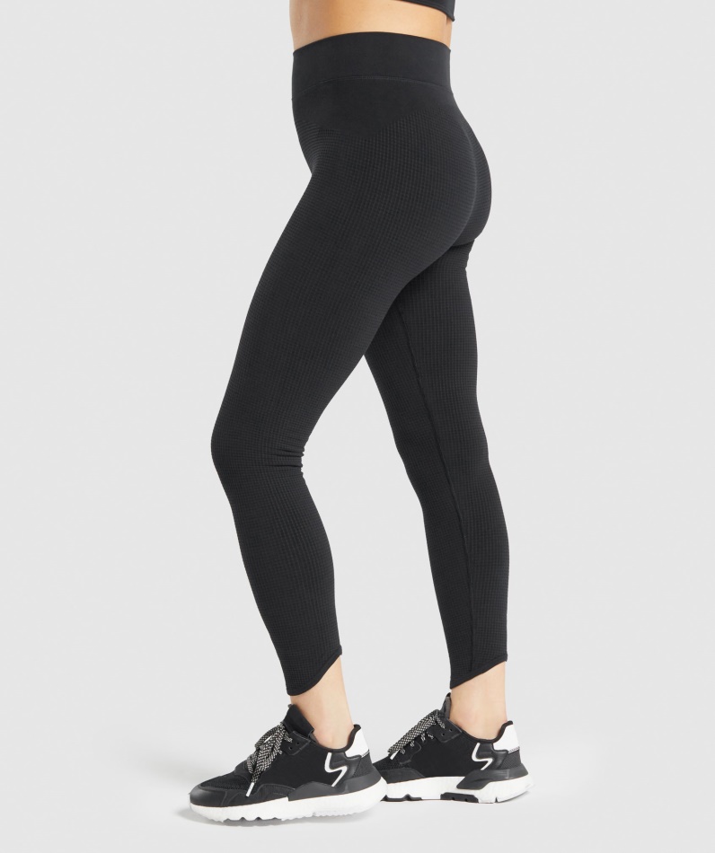 Gymshark Pause Sømløse Leggings Svart