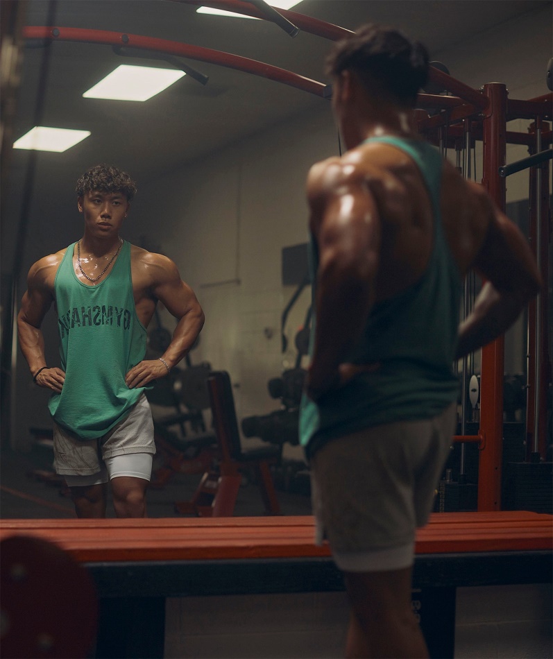 Gymshark Power Stringer Alpingrønn