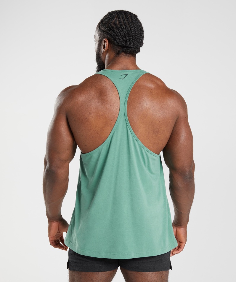 Gymshark Power Stringer Alpingrønn