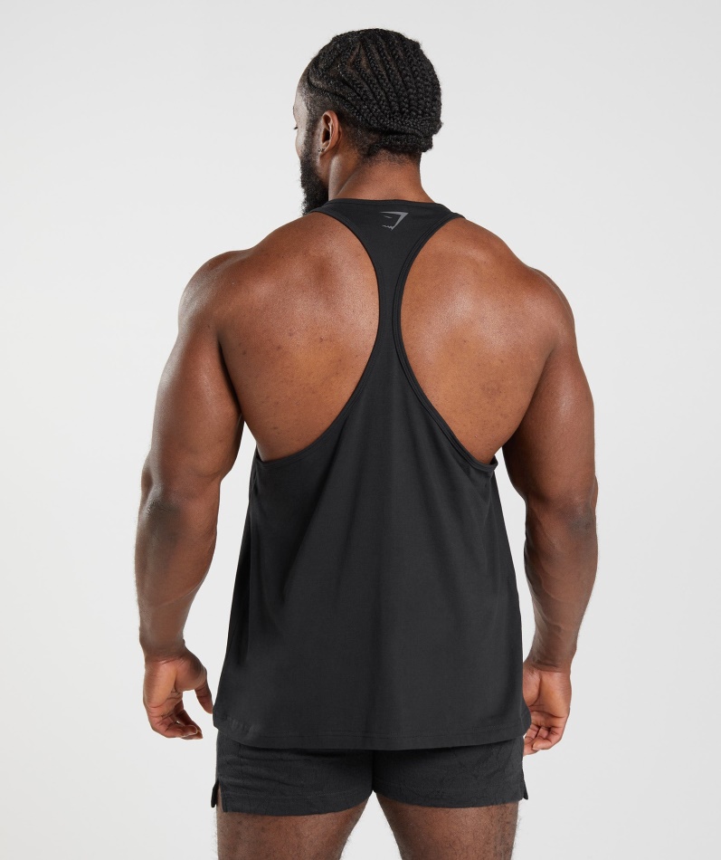 Gymshark Power Stringer Svart
