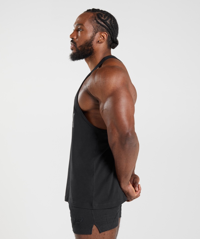 Gymshark Power Stringer Svart