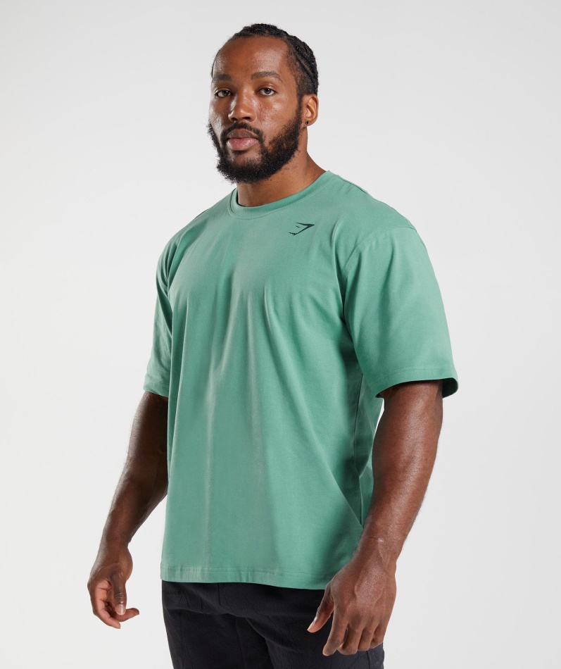 Gymshark Power T-skjorte Alpingrønn