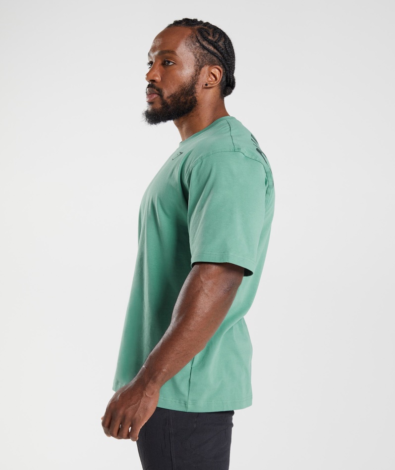 Gymshark Power T-skjorte Alpingrønn
