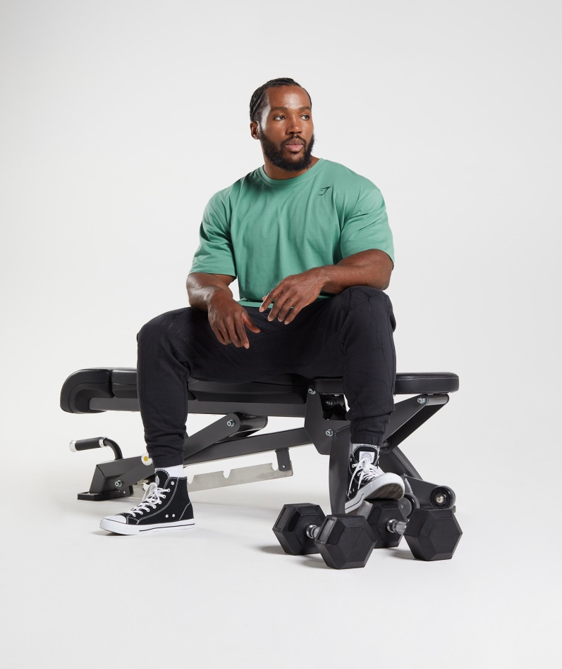Gymshark Power T-skjorte Alpingrønn