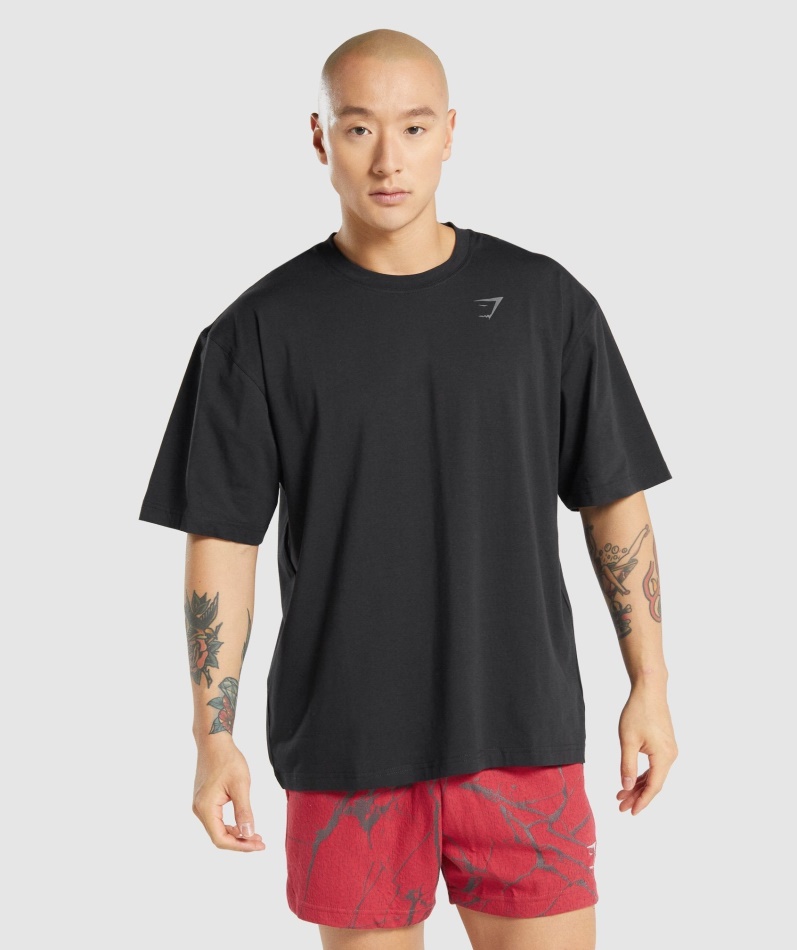 Gymshark Power T-skjorte Svart