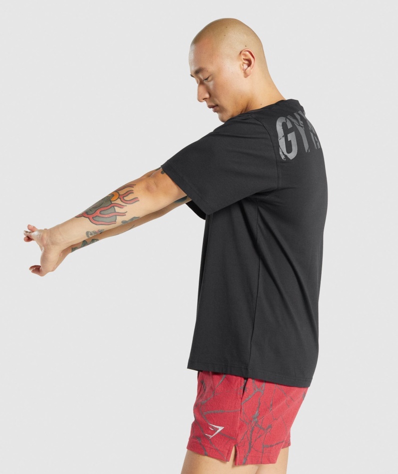 Gymshark Power T-skjorte Svart