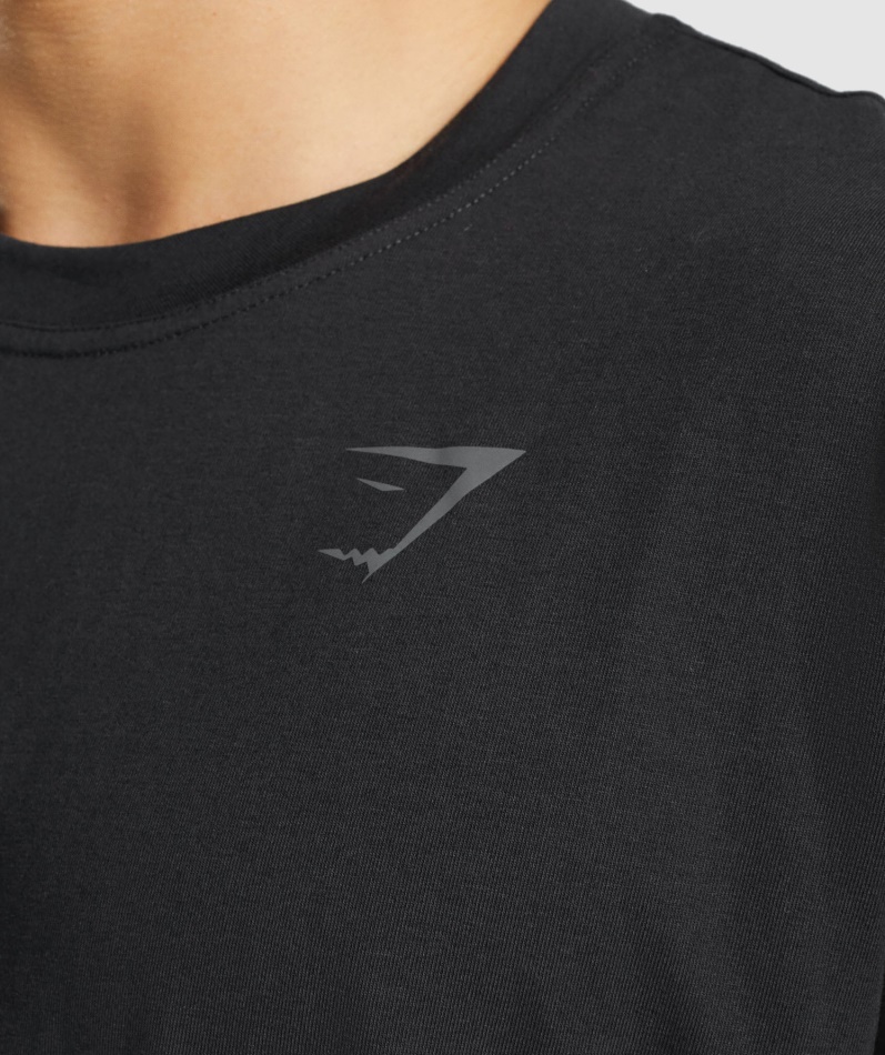 Gymshark Power T-skjorte Svart