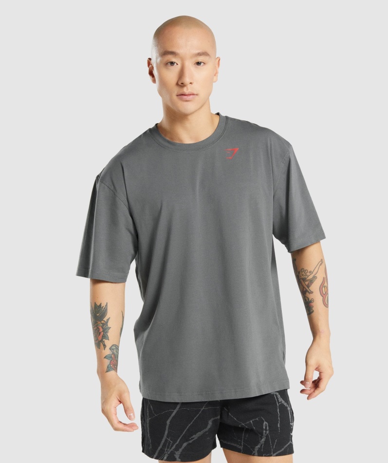 Gymshark Power T-skjorte Koksgrå