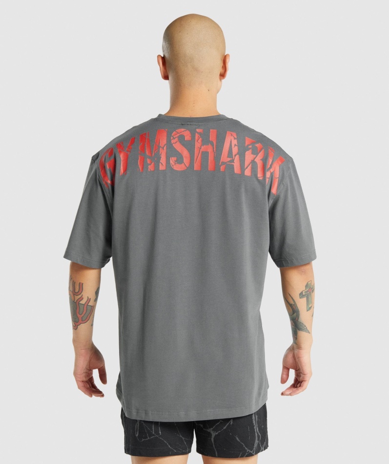 Gymshark Power T-skjorte Koksgrå