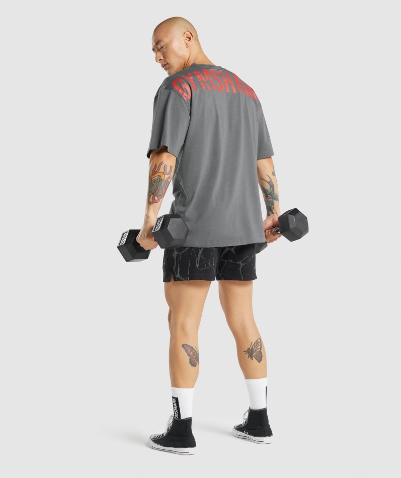 Gymshark Power T-skjorte Koksgrå