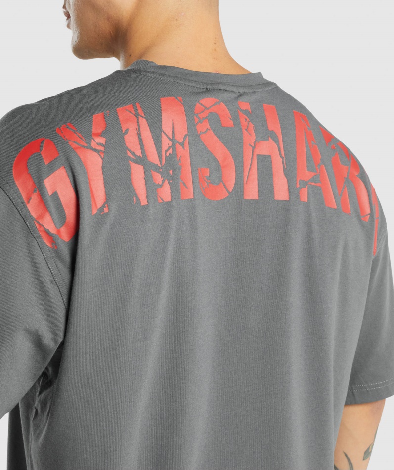 Gymshark Power T-skjorte Koksgrå