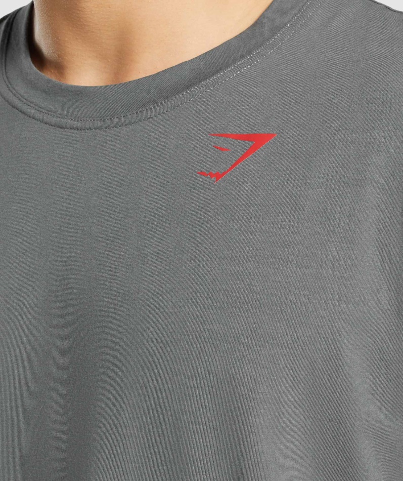 Gymshark Power T-skjorte Koksgrå
