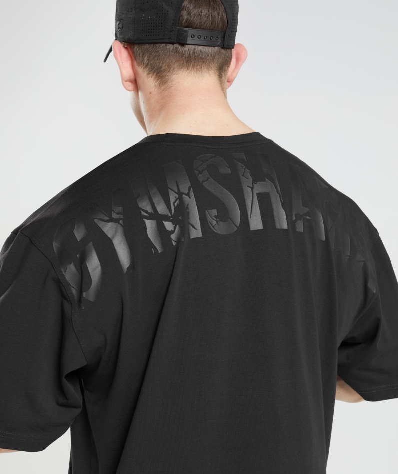 Gymshark Power T-skjorte Herre Svart