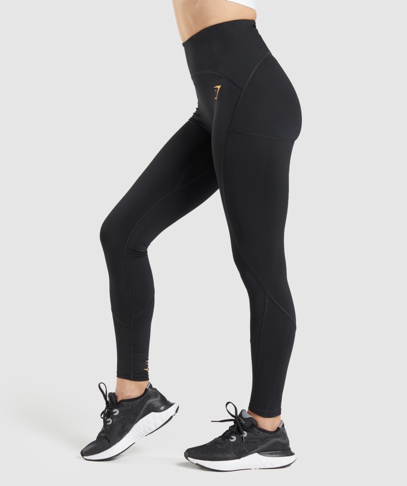 Gymshark Pulse Mesh Leggings Svart