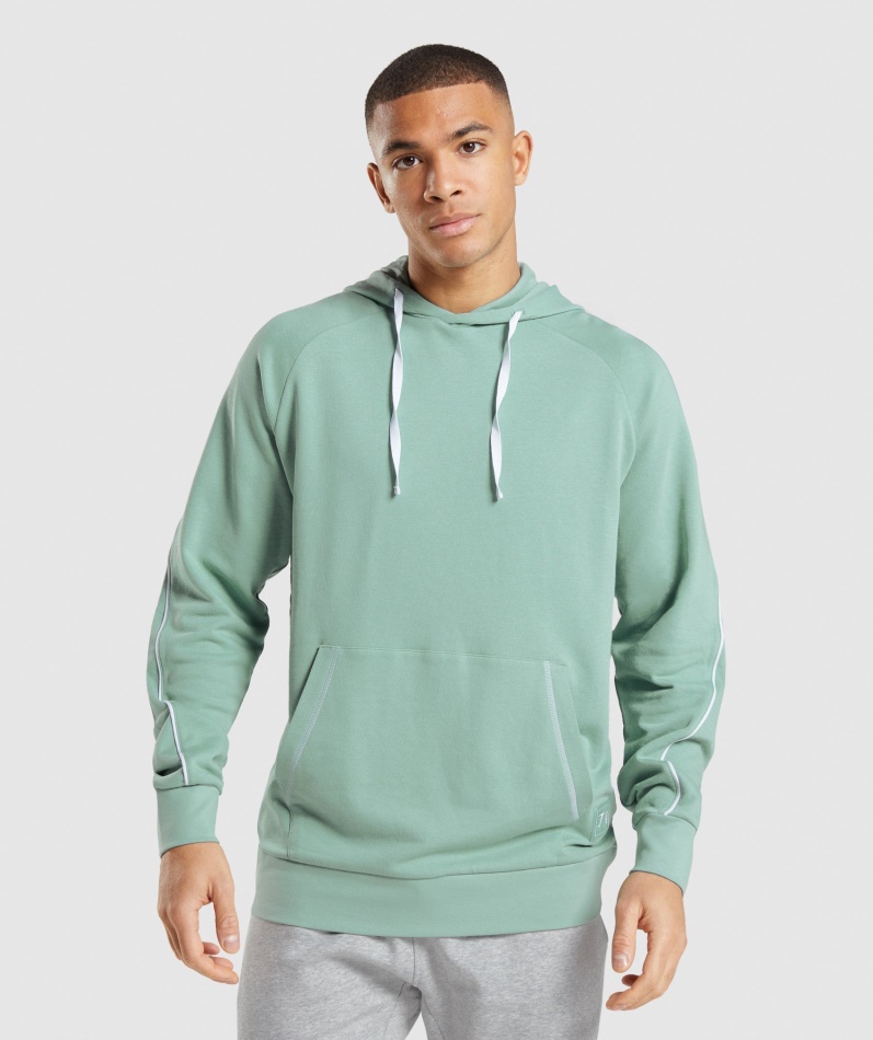 Gymshark Recess Hettegenser Maya Blå-hvit