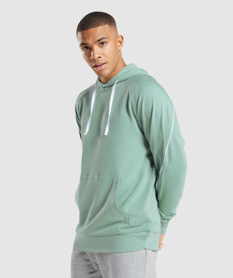 Gymshark Recess Hettegenser Maya Blå-hvit